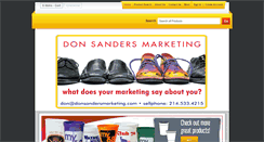 Desktop Screenshot of donsandersmarketing.com