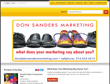 Tablet Screenshot of donsandersmarketing.com